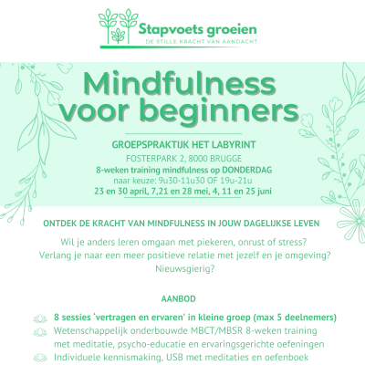 Mindfulness voor beginners Mindfulness voor beginners